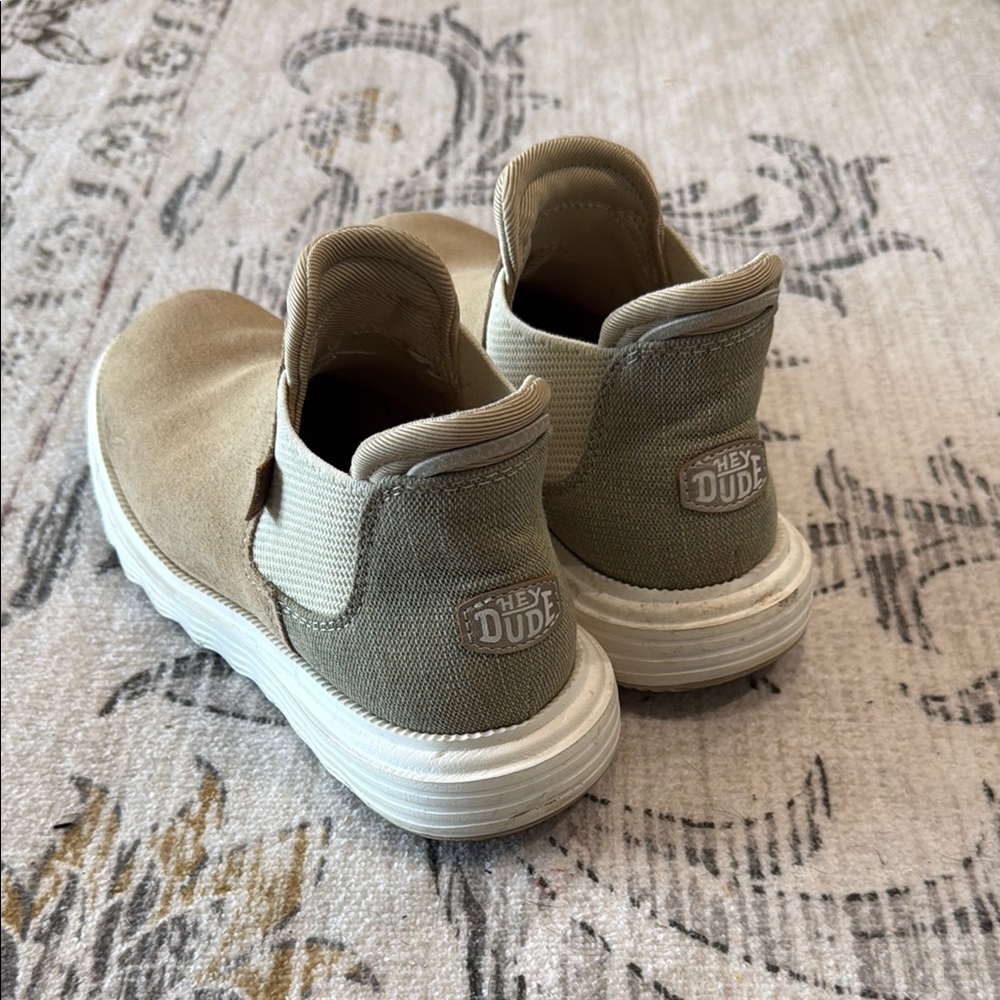 Hey Dude Tan Slip-On Shoes